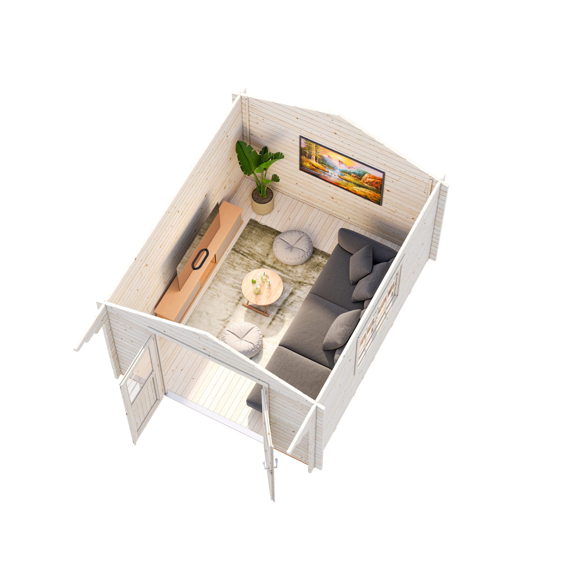 Sally 10,2 m2 PNT7042A2 Ljusgrå/Antracit