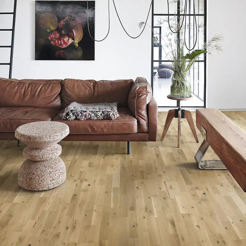 Parkettgolv Kährs Beyond Retro Urban Brown Ultramatt Lack Ek 3-Stav
