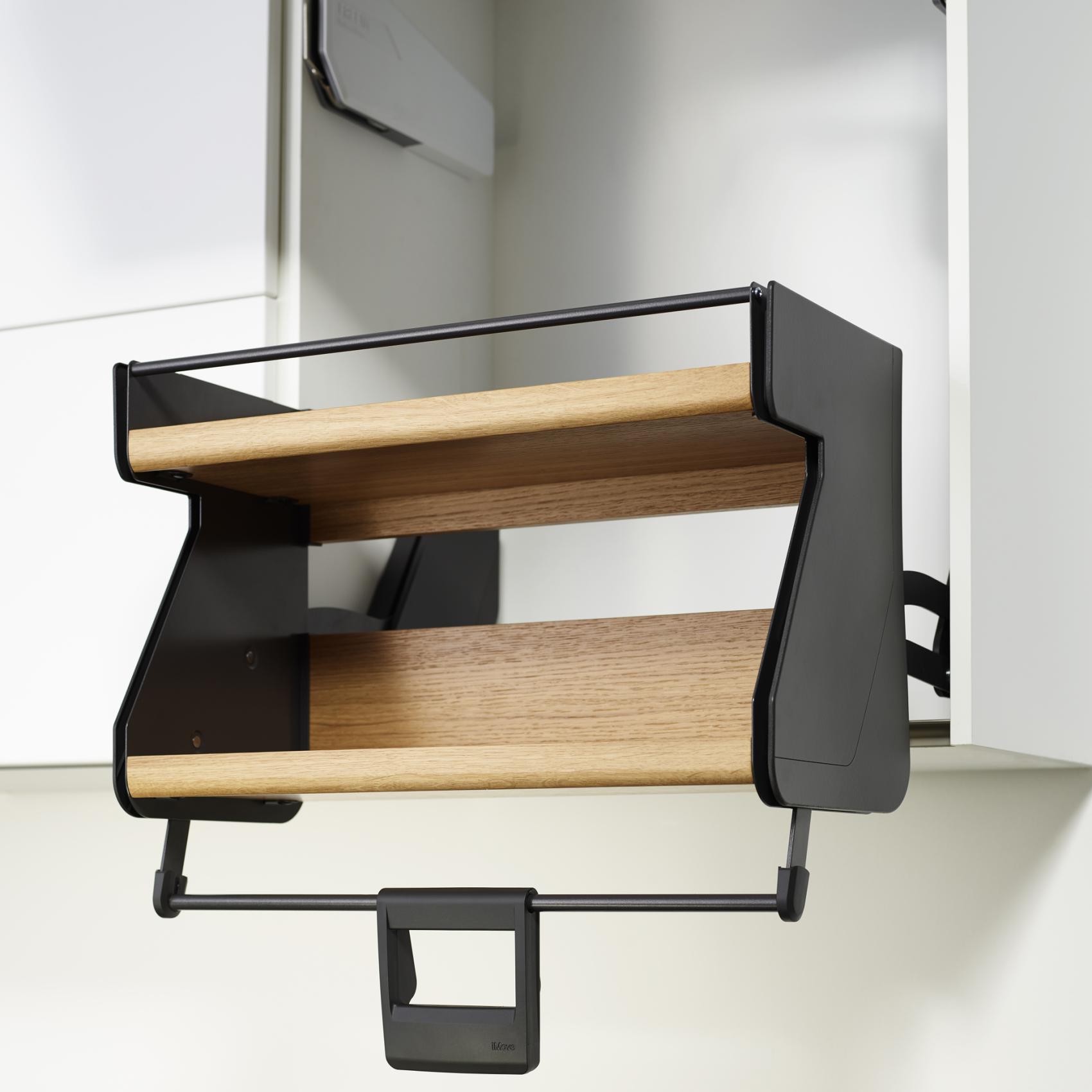 Utdrag Theofils Kesseböhmer Imove 600 mm Två Hyllplan Soft Stop