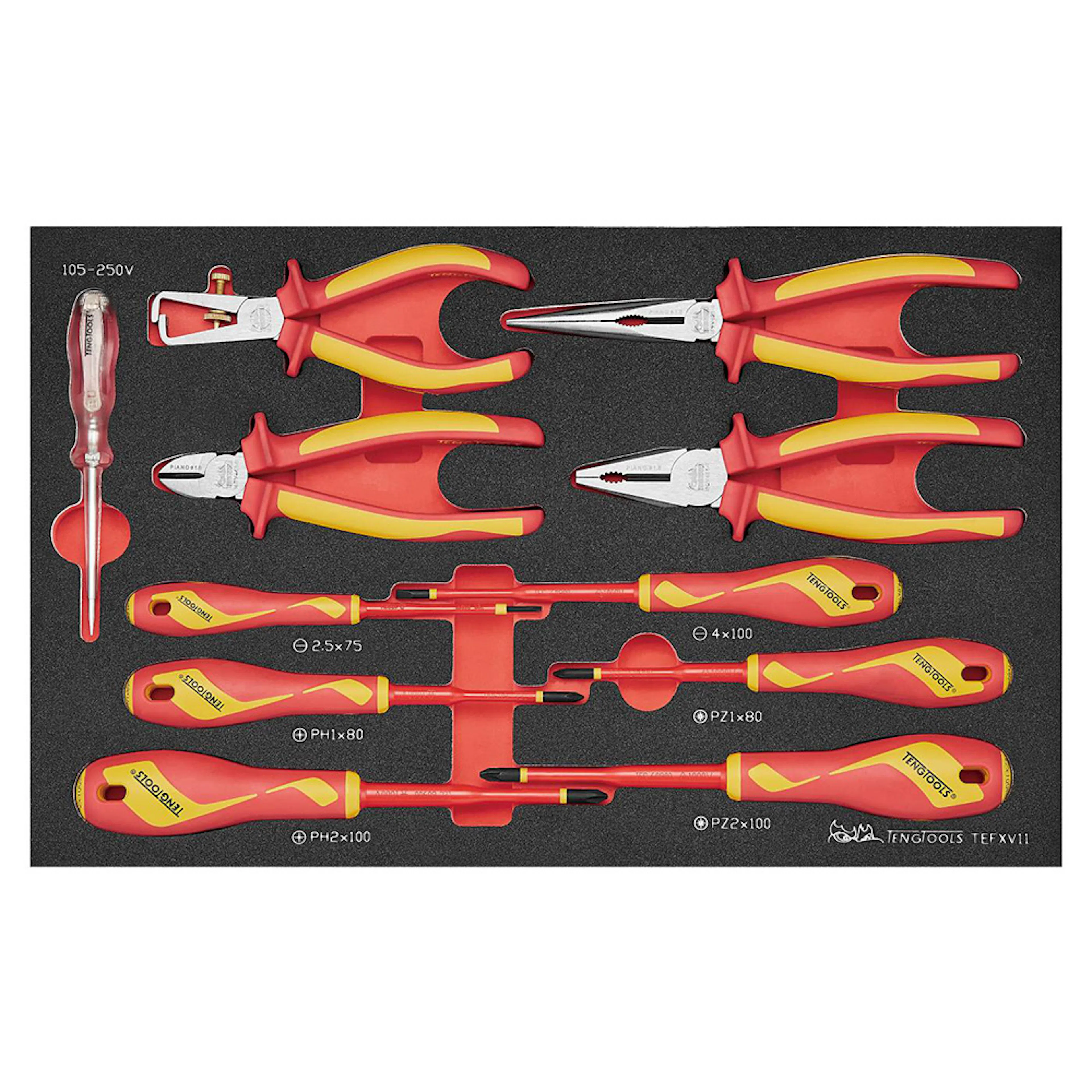 Verktygssats Teng Tools TEFXV11 1 000 V