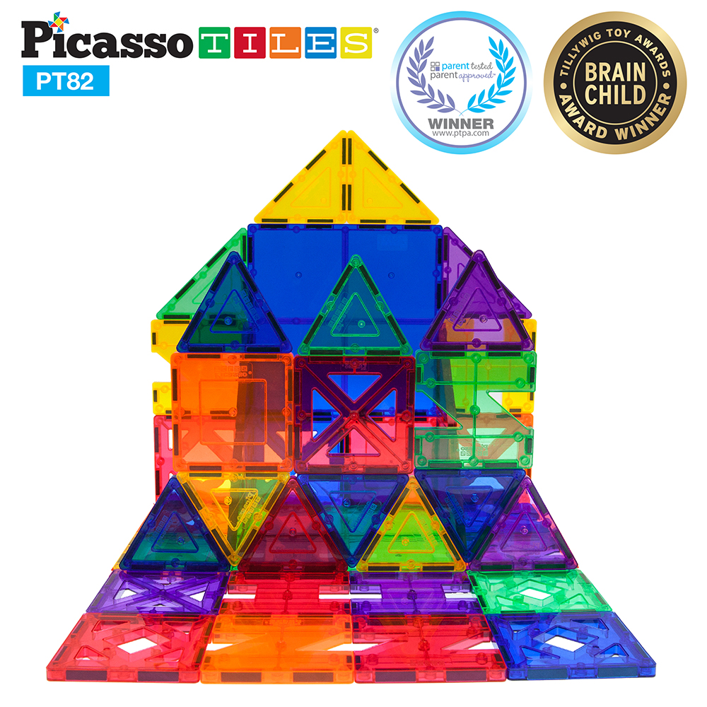 Magnetplattor Picasso Tiles 82 bitar
