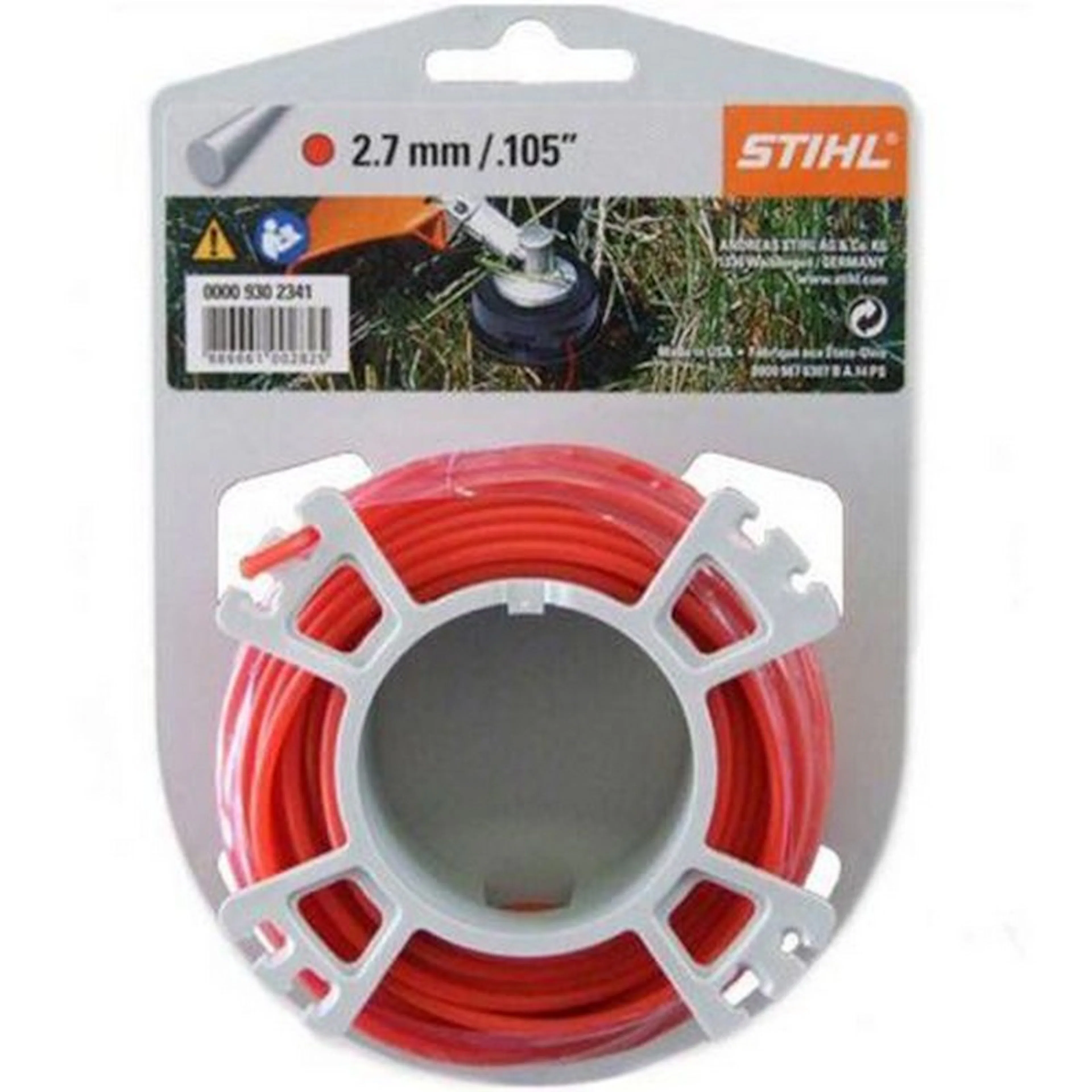 Trimmertråd STIHL Nylon Rulle Tyst 2,7 mm