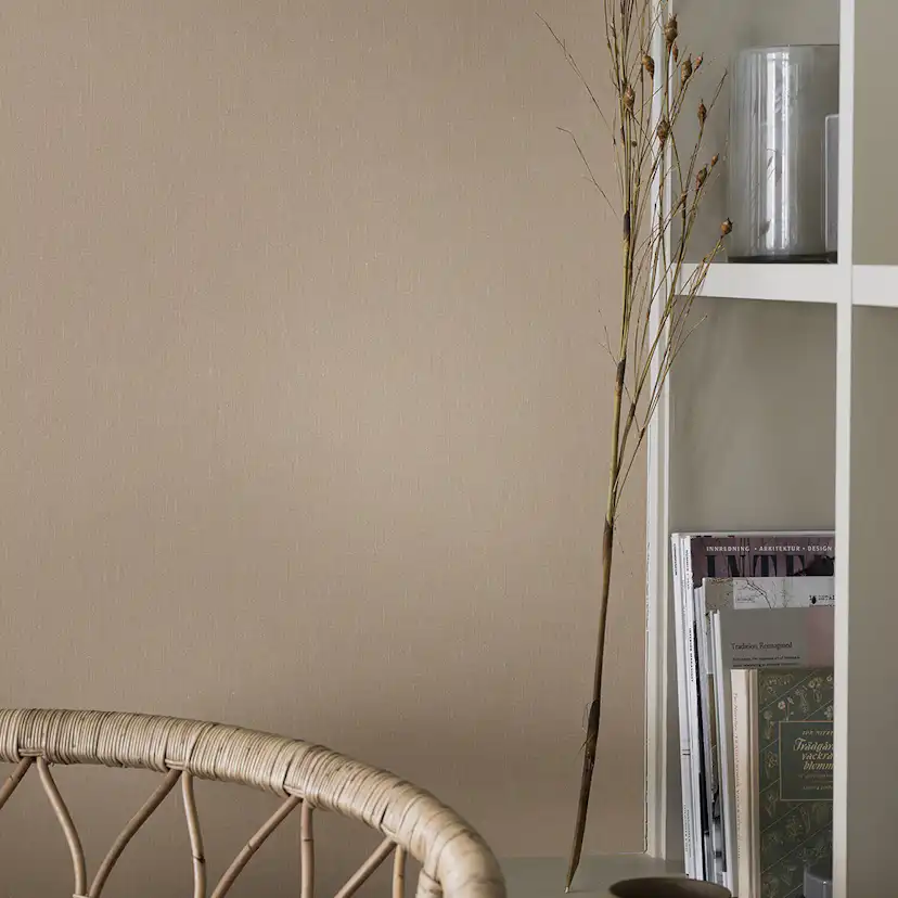 Tapet Boråstapeter Linen Rose Clay 4325 EasyUp, Enfärgad Rosa