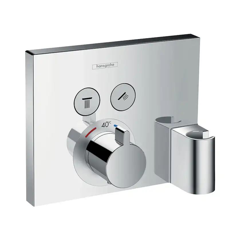 Inbyggnadspaket Dusch Hansgrohe Raindance E Select Takdusch: Vägganslutning