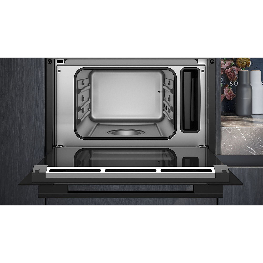 Ugn och Mikro Siemens iQ700 HM736G1B1 + CD714GXB1 Kombiugn Med Touchdisplay och Röststyrning