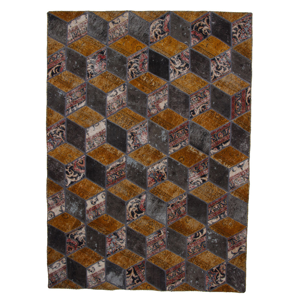 Persisk Patchworkmatta D-sign Handknuten 750758