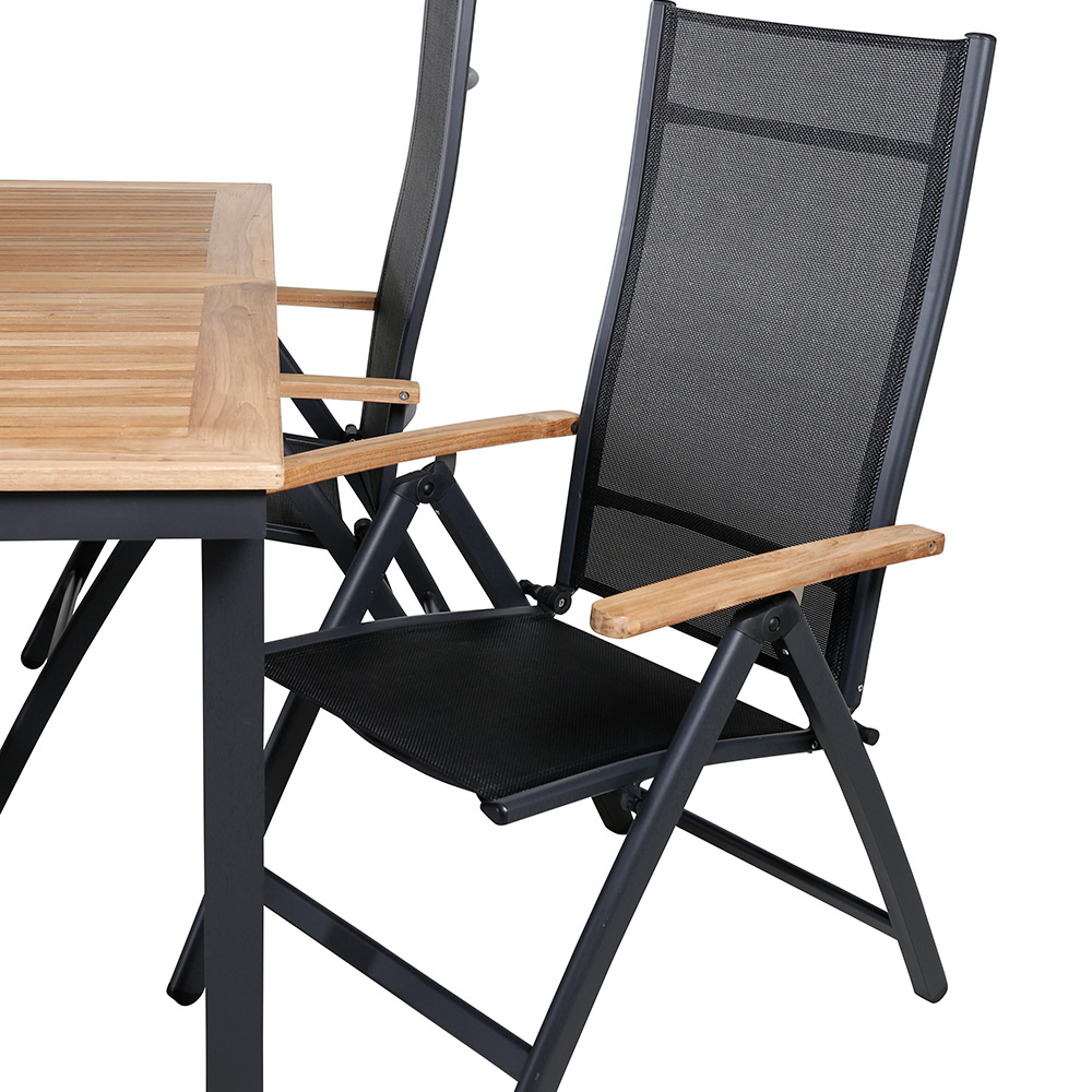 Matgrupp Venture Home Perla med 4 Perla Positionsstolar