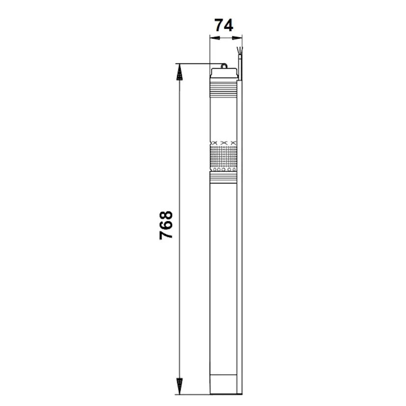 Djupbrunnspump Grundfos SQE1