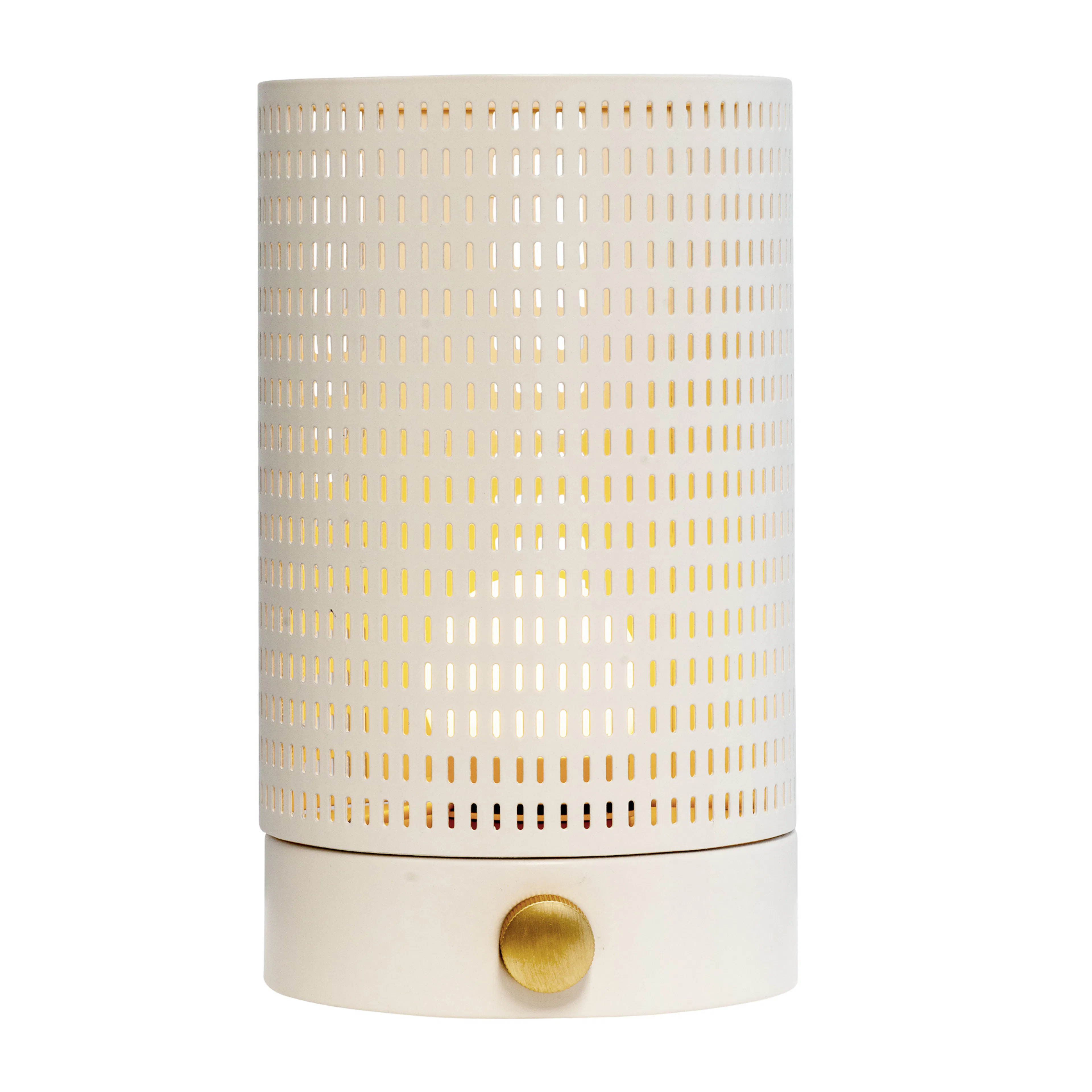 LED-Lykta Dyberg Larsen Mesh Vit/Mässing