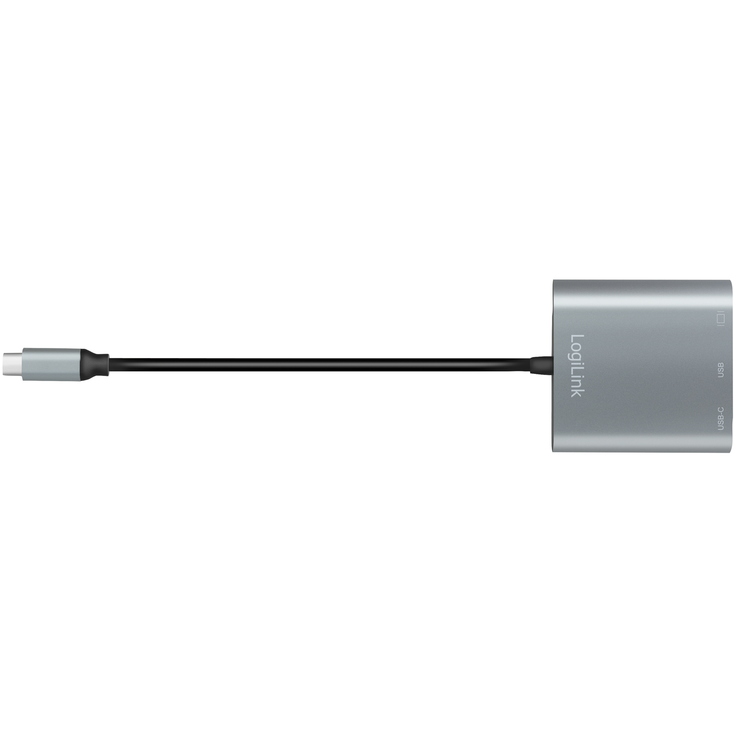 USB-C till HDMI/USB-A/USB-C PD LogiLink 4K/60Hz