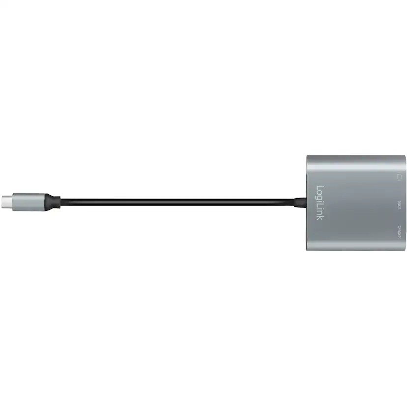 USB-C till HDMI/USB-A/USB-C PD LogiLink 4K/60Hz