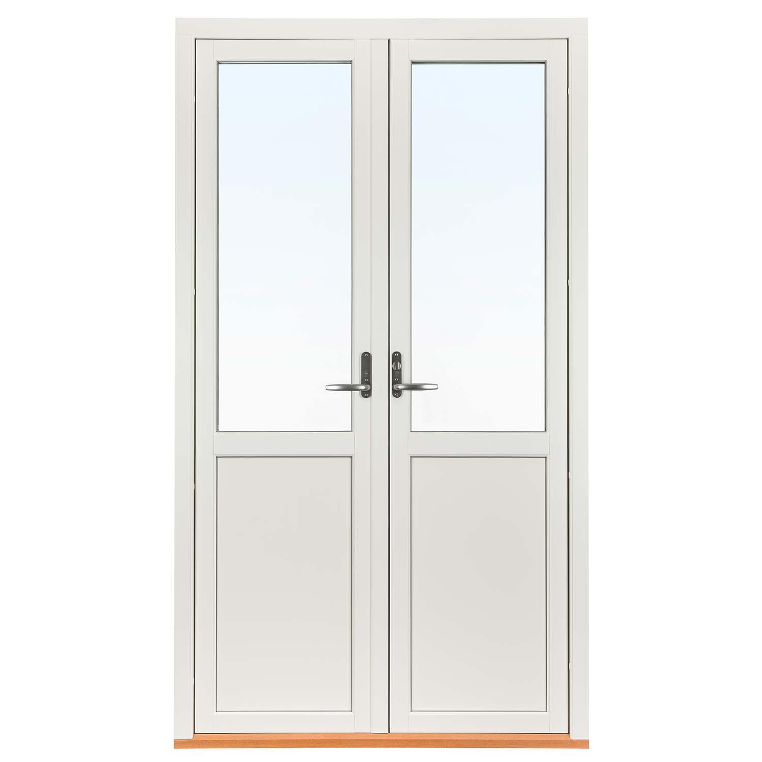 Parfönsterdörr Svenska Fönster Aluminiumbeklätt Trä 3-Glas