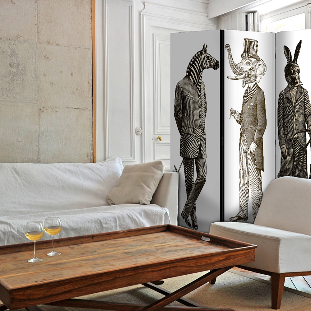 Rumsavdelare Skärmvägg Arkiio Elegant Zoo 135x172 cm