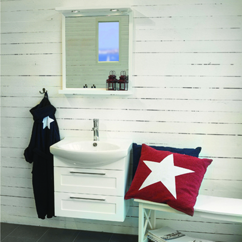 Möbelpaket Noro Polo Vit Ramlucka