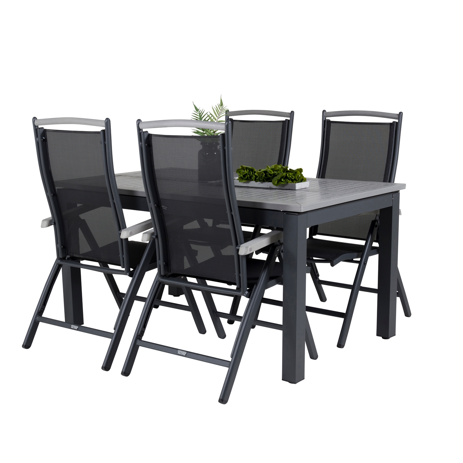 Matgrupp Venture Home Aleyna 160/240 med 4 Stolar