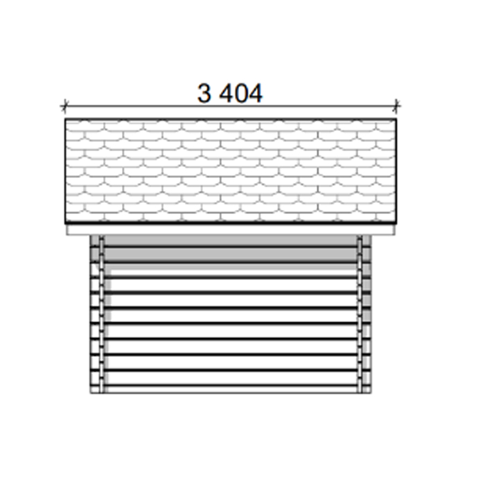 Timmerförråd LP Garden R-S (6m²) Med Springor