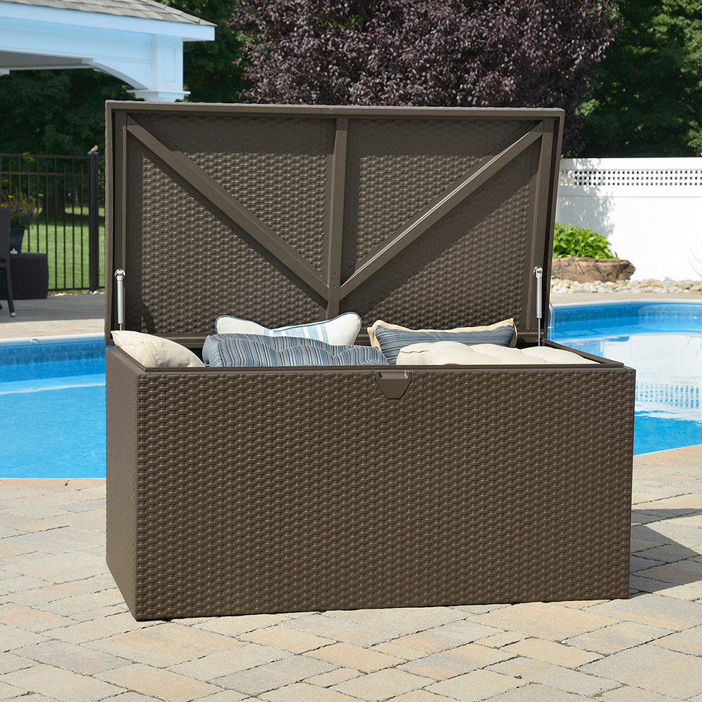 Dynbox gop DeckBox 500 Espresso Stål