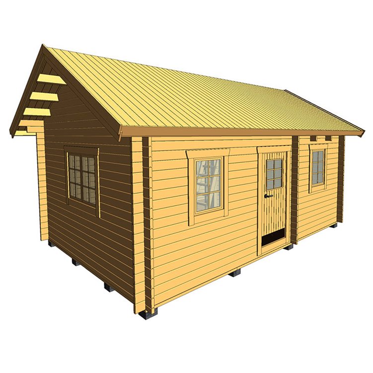 Attefallshus Baseco Nyby stuga med loft 25 m2