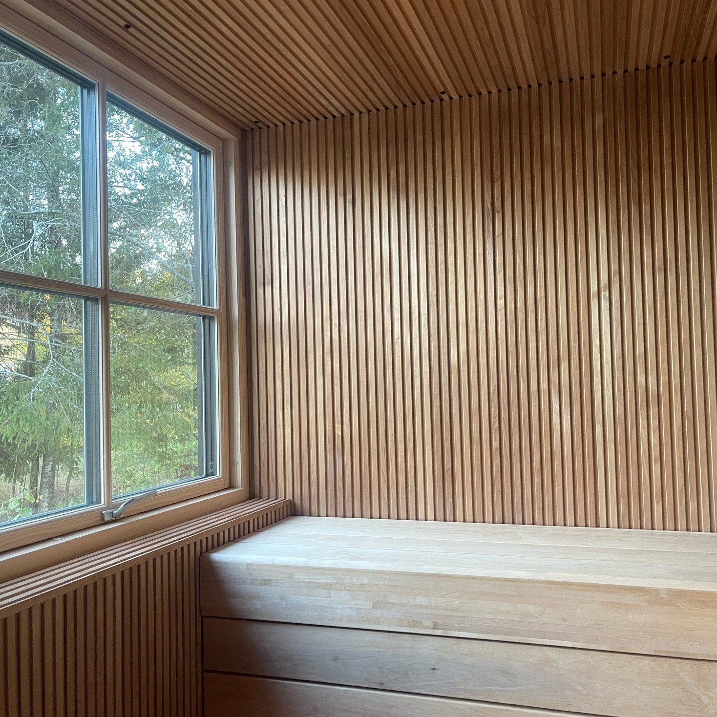 Bastupanel Sauna Sweden Termo Asp Trend Series Kyte 15x60mm 6st/pkt