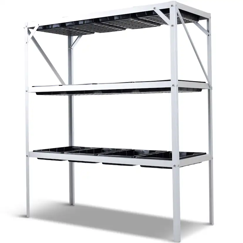 Växthusbord Metalcraft 113cm med planeringslådor