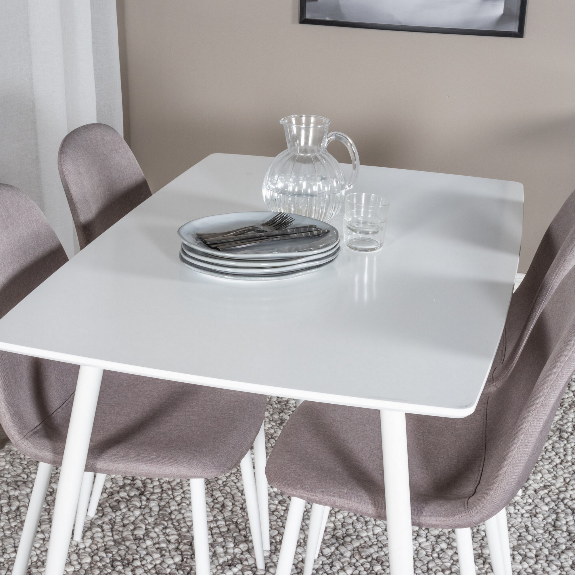 Matgrupp Venture Home Polar med 4st Stolar