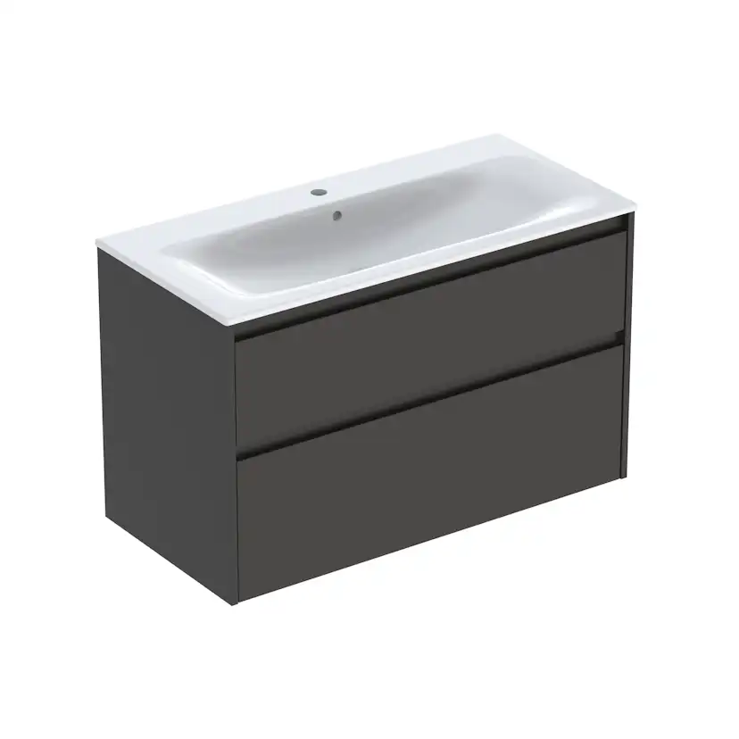 Tvättställsskåp Ifö Sense Modern med Tvättställ Lavagrå; Bredd: 1040 mm