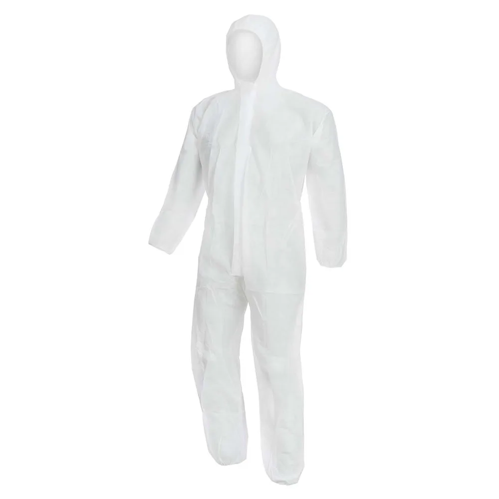 SKYDDSOVERALL VIT XL XL