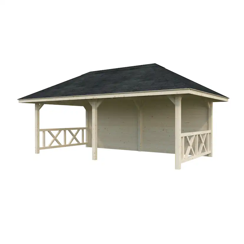 Stuga Palmako Bianca 16,6 m2 Set 2