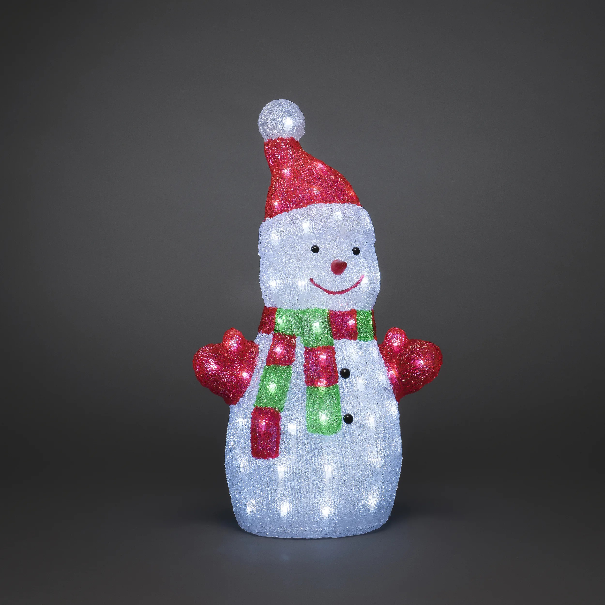 Snögubbe akryl 50cm 88 LED 50 cm