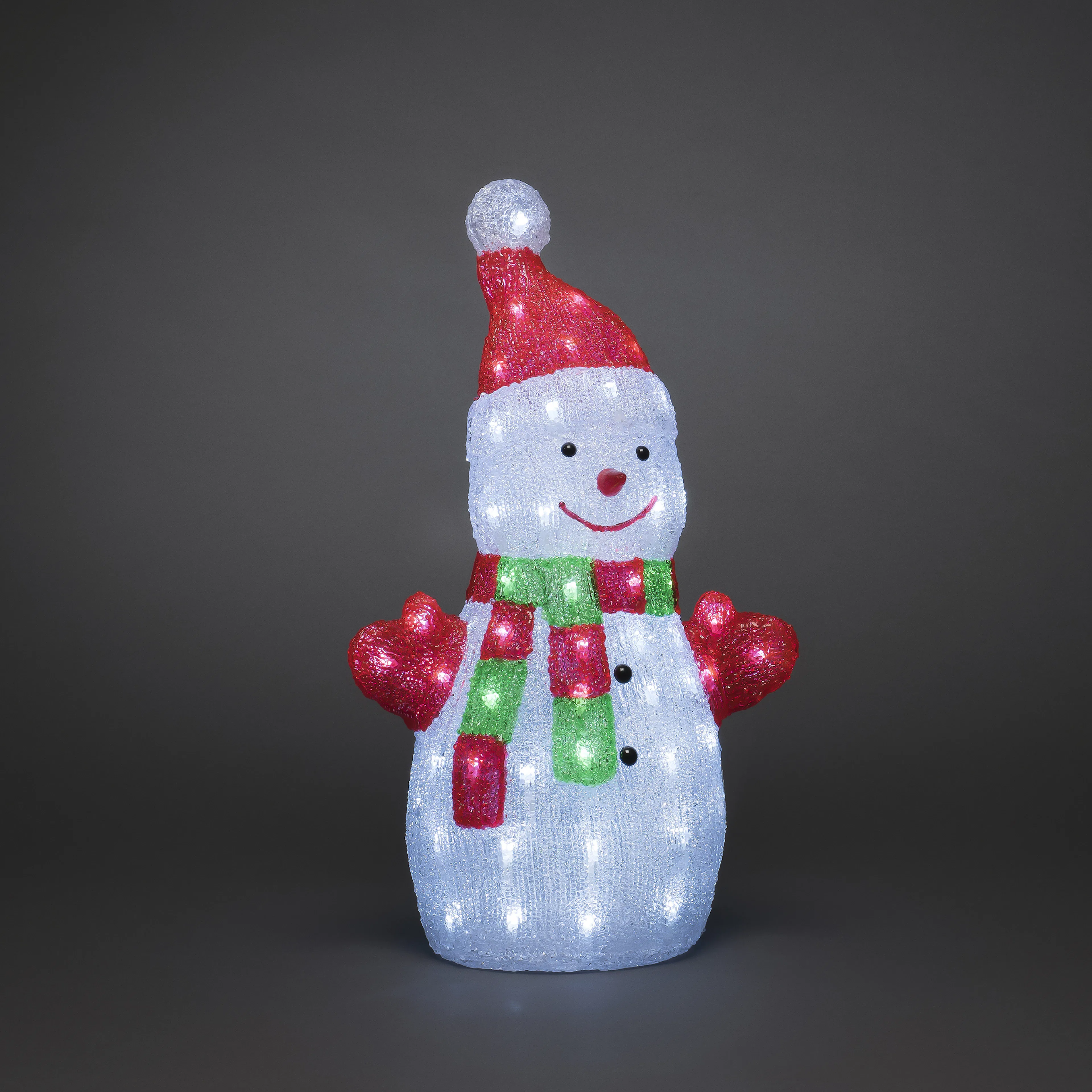 Snögubbe akryl 50cm 88 LED 50 cm