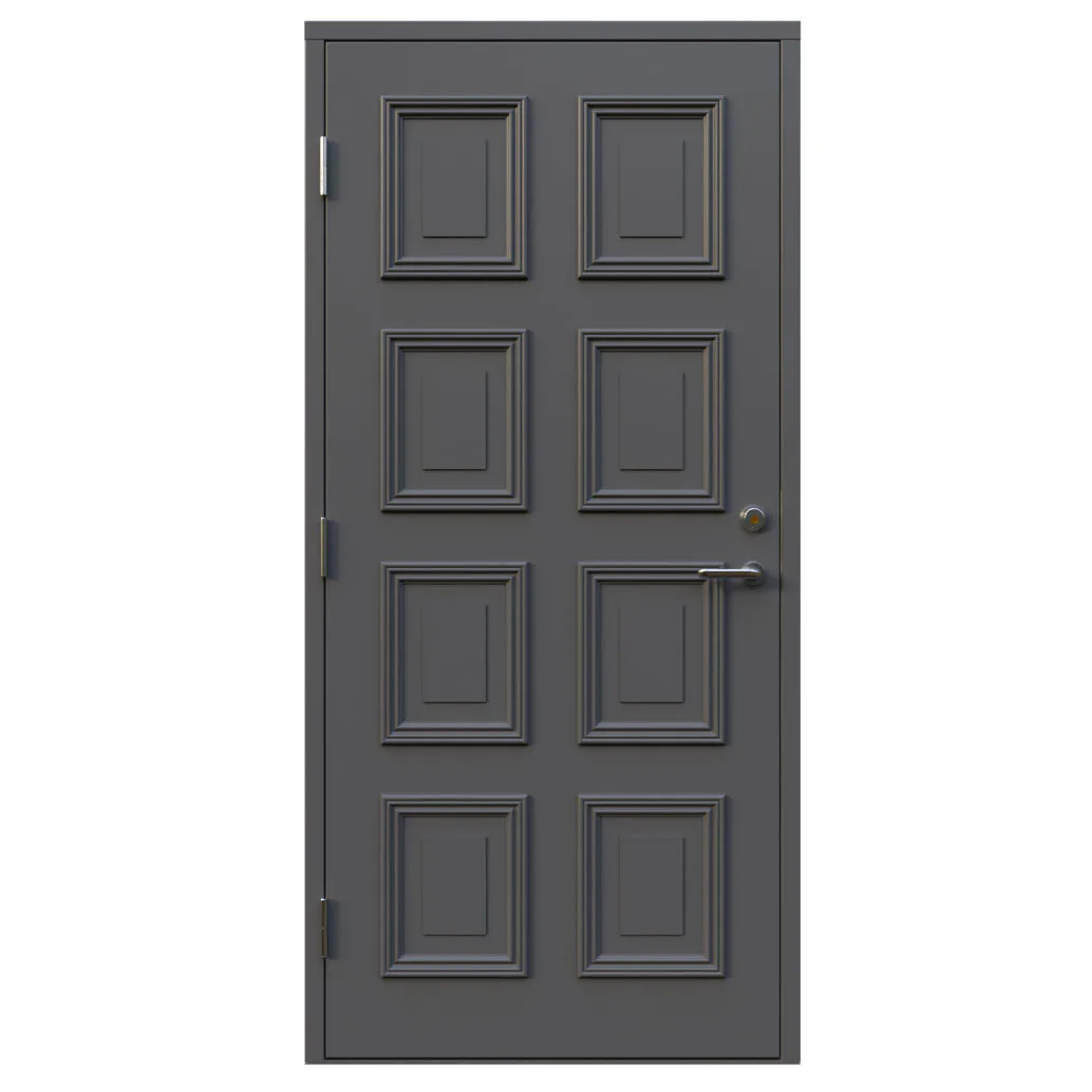 Gråda 9x20 V NCS S-6000-N BxH: 90x200 cm, S-6000-N, Grå, Vänster