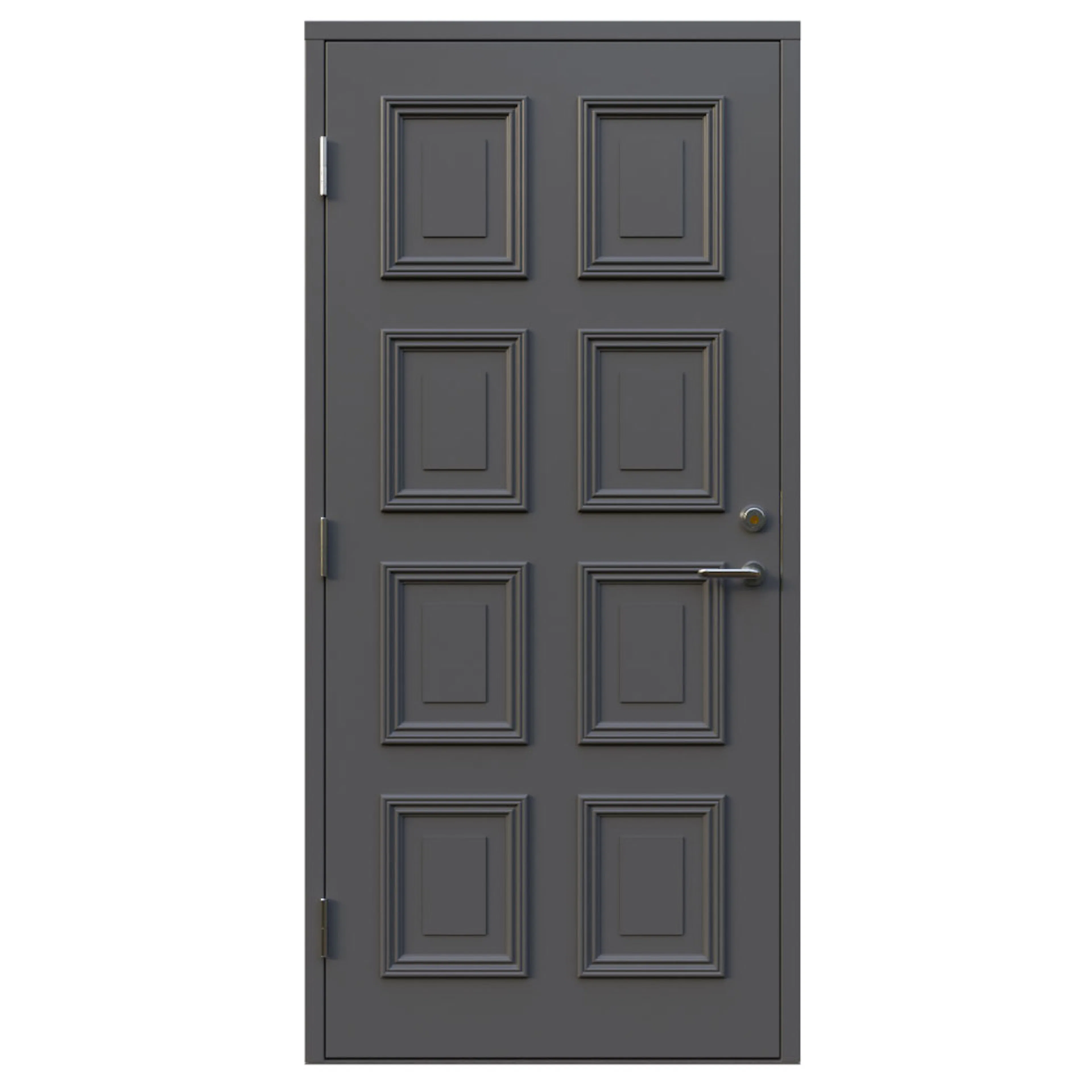 Gråda 9x20 V NCS S-6000-N BxH: 90x200 cm, S-6000-N, Grå, Vänster
