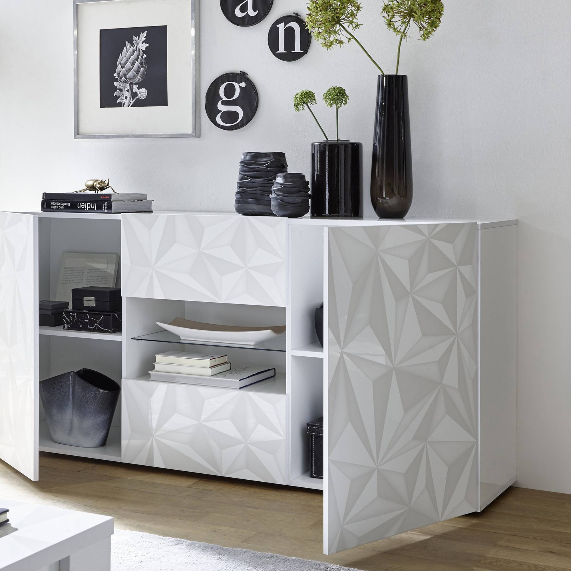 Skänk LC Spa Fasett 181 cm Vit