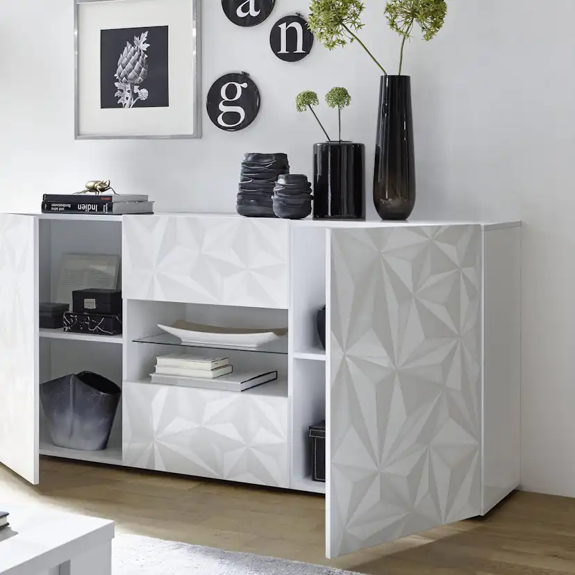 Skänk LC Spa Fasett 181 cm Vit