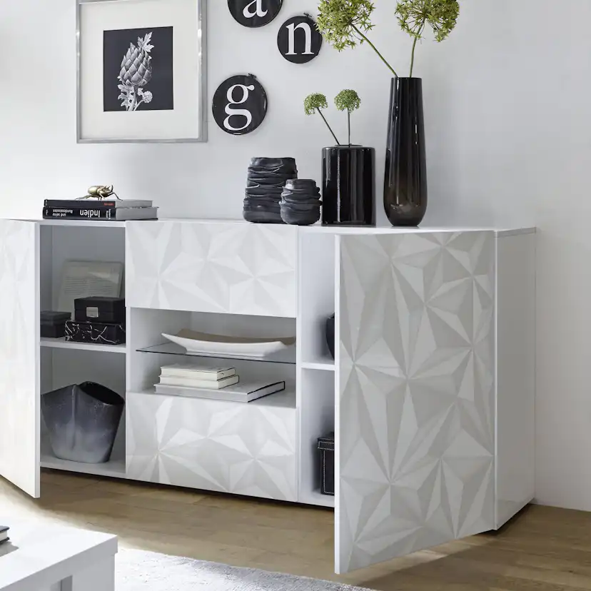 Skänk LC Spa Fasett 181 cm Vit