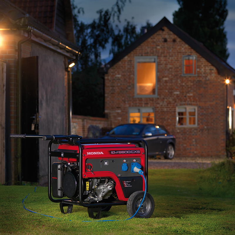 Elverk Honda EM5500 Max 5500W 10A-230V 16A-230V