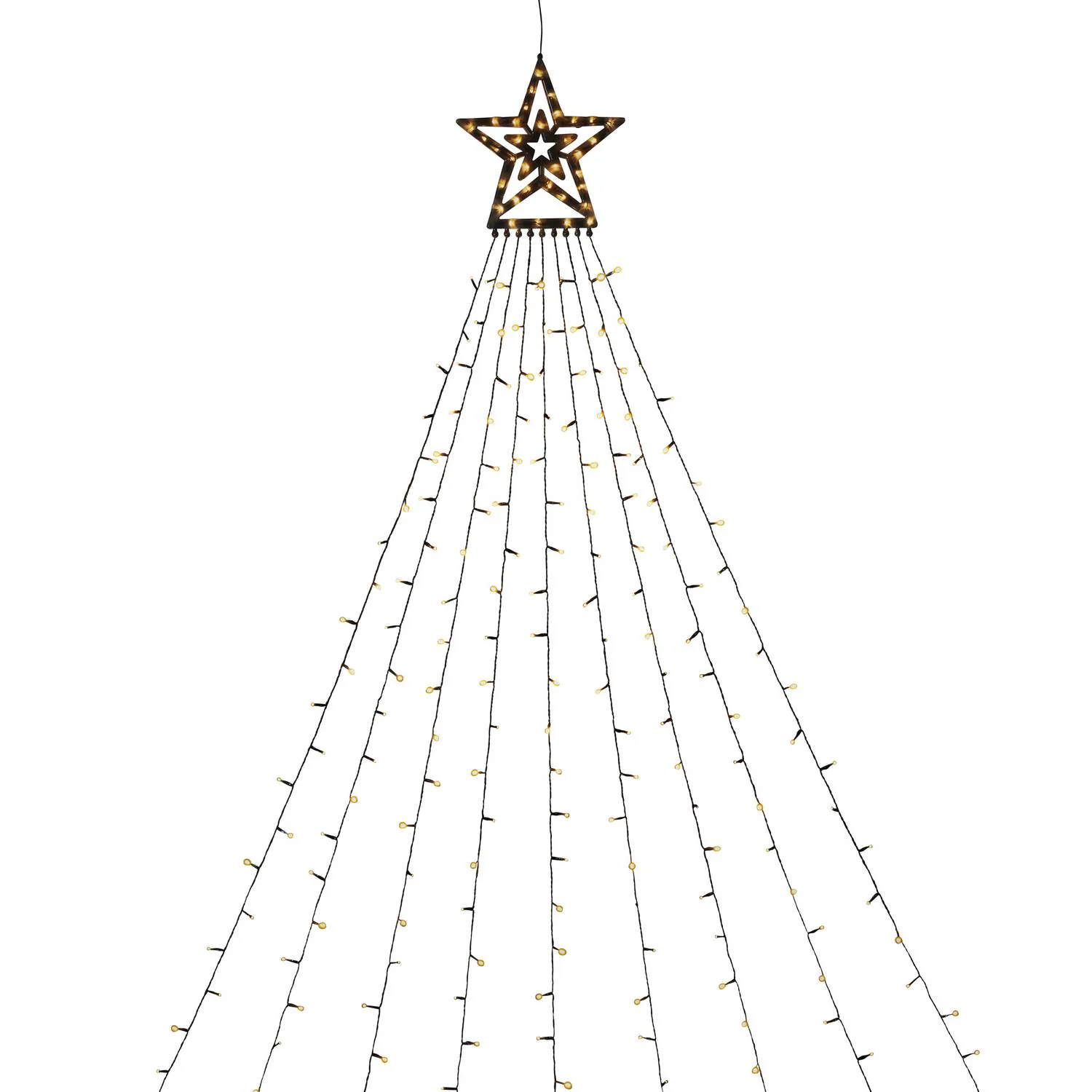 Ljusdekoration Gnosjö Konstsmide Triangel 272cm