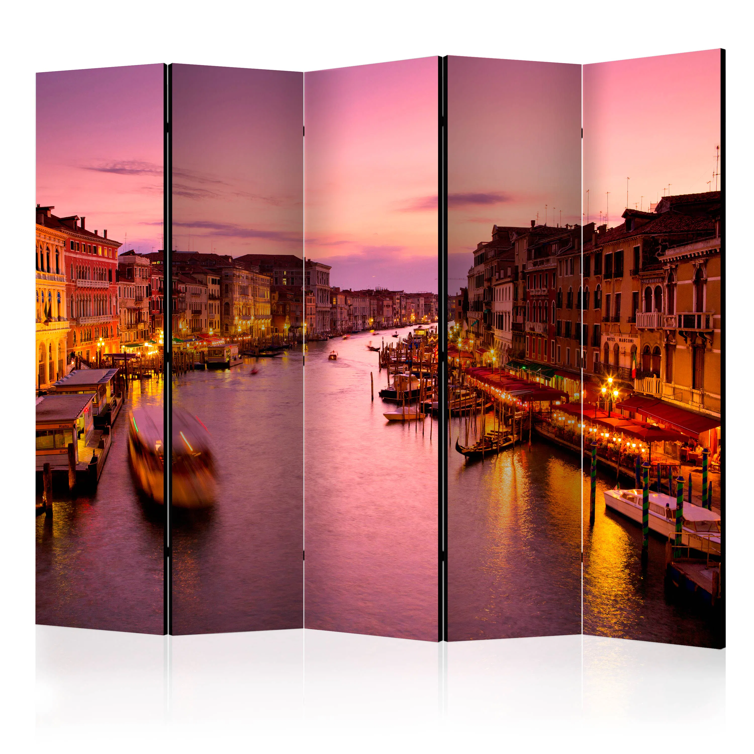 Rumsavdelare Skärmvägg Arkiio City of Lovers Venice by Night II 225x172 cm