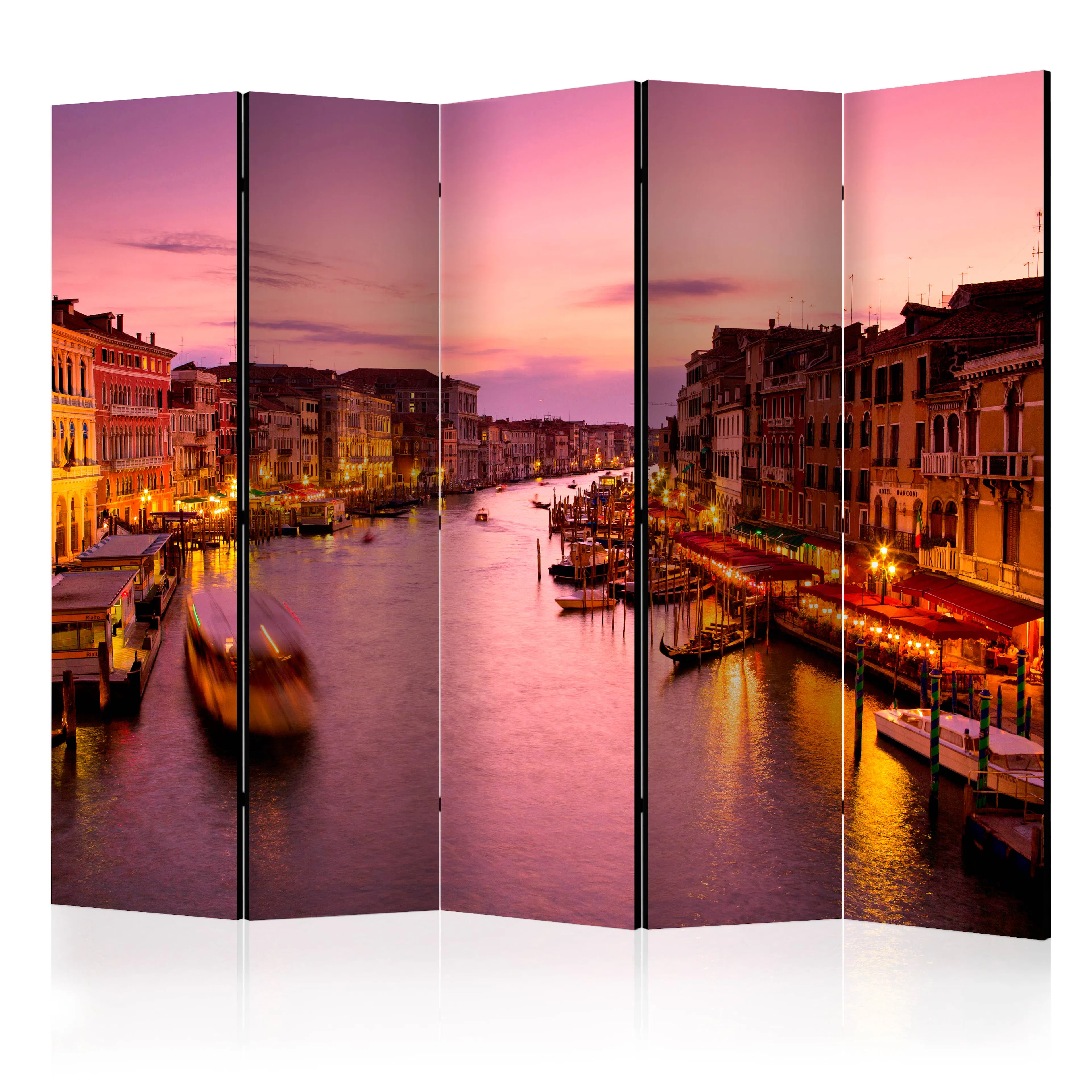 Rumsavdelare Skärmvägg Arkiio City of Lovers Venice by Night II 225x172 cm