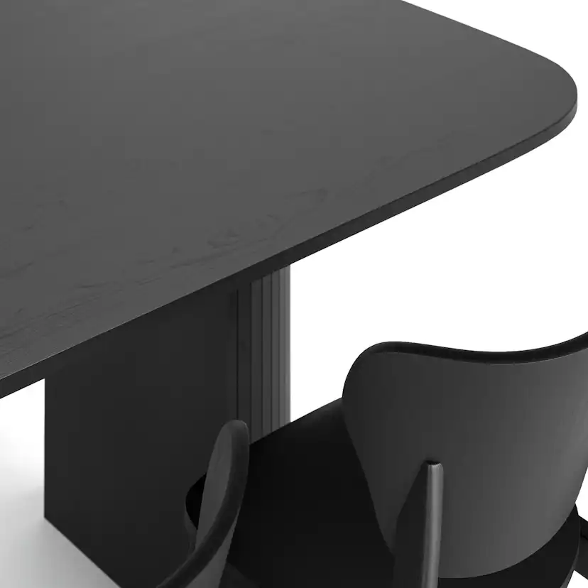 Matgrupp Bark Kopparbo Rektangulärt Matbord 240 cm med 6 Matstol Jerup