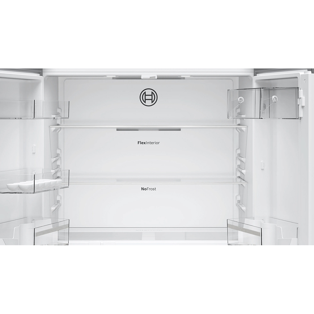 Kyl & Frys Bosch Side by Side Serie 4 KFN96VPEA French Door Silver
