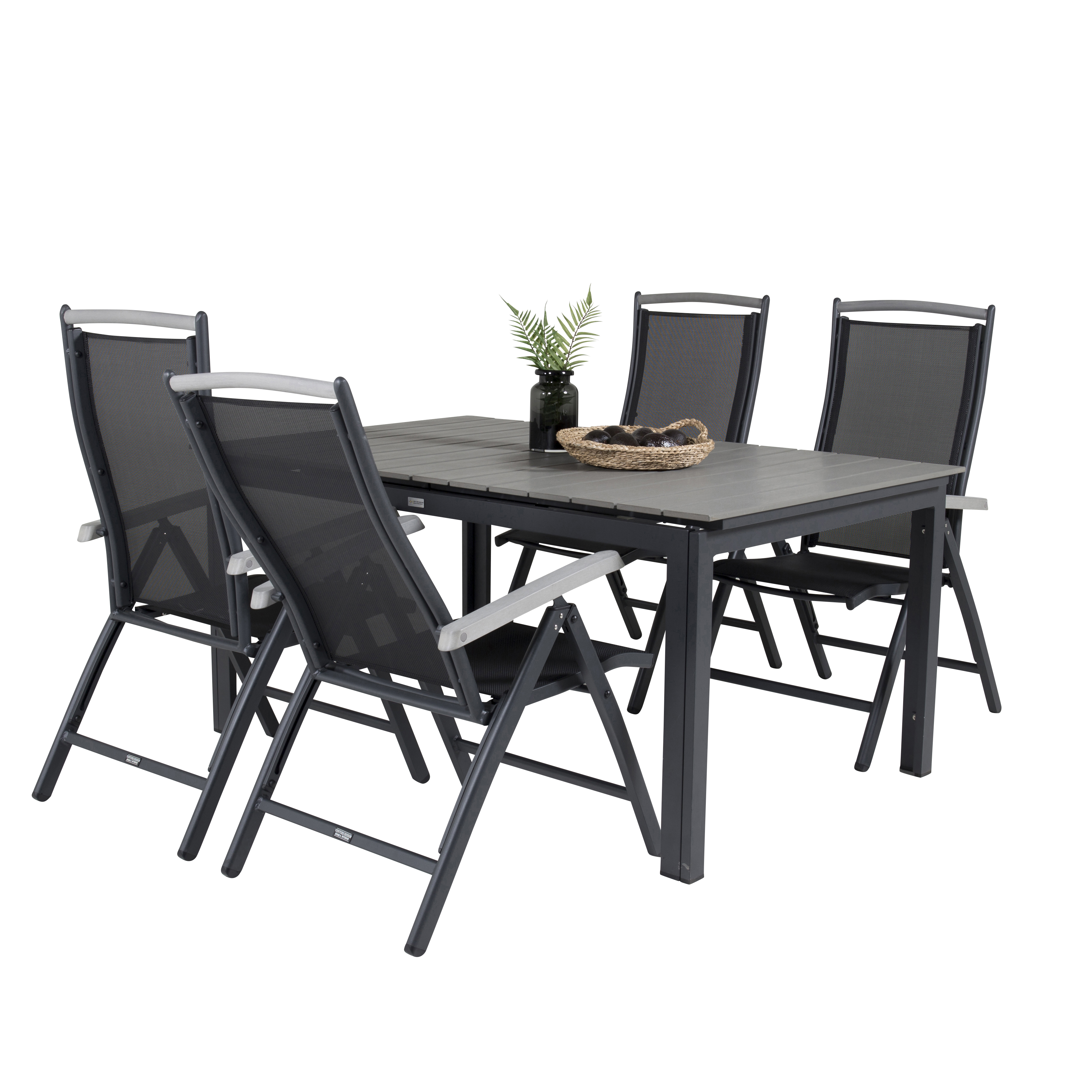 Matgrupp Venture Home Lova 160/240 med 4 Aleyna Stolar