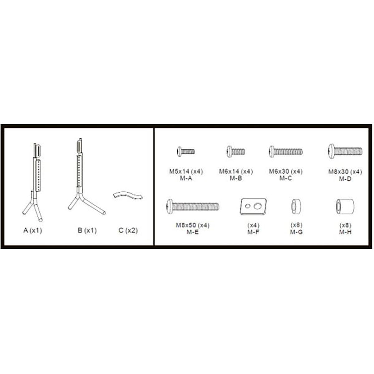 Bordsstativ Mozi för 37-70 tum