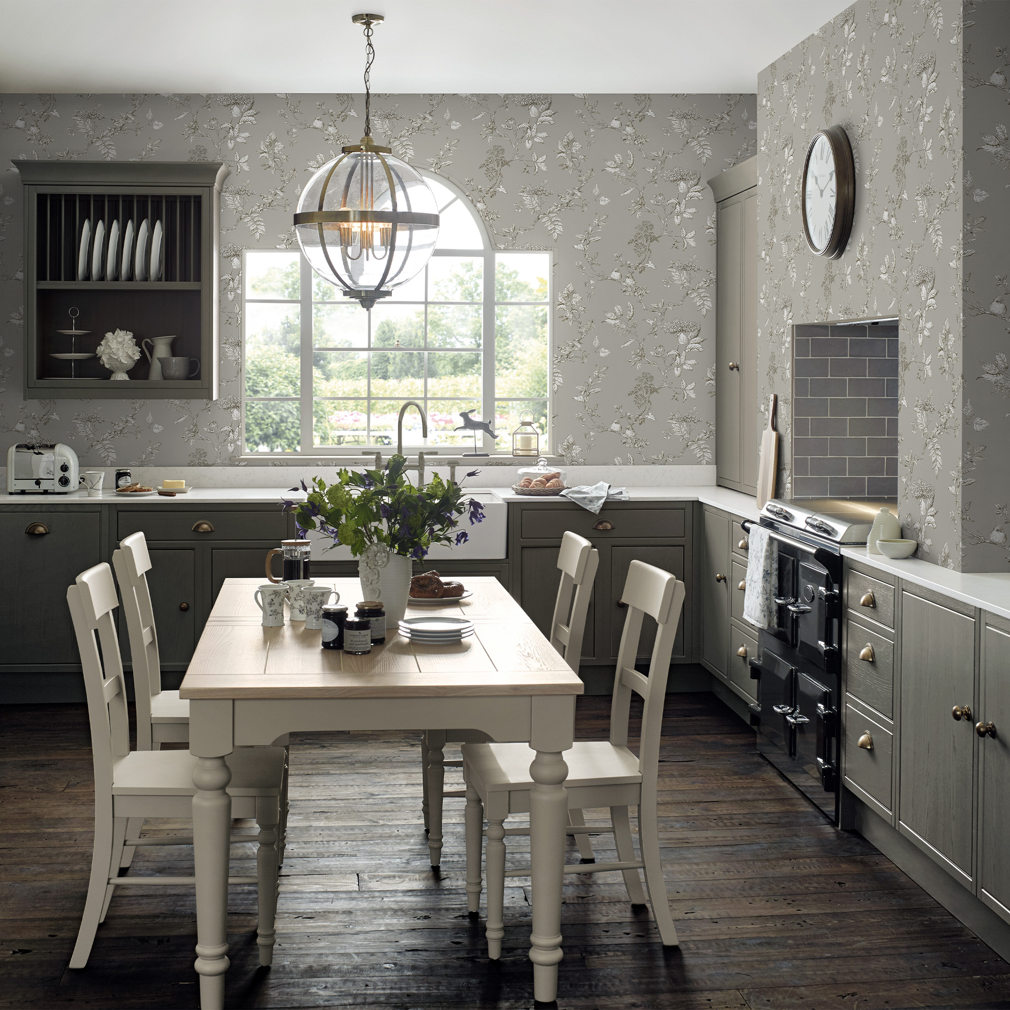 Tapet Laura Ashley Elderwood Steel