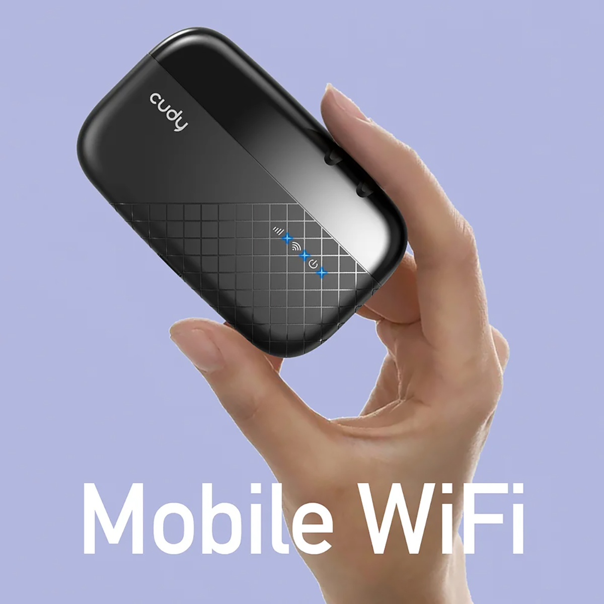 4G Router CUDY MF4 Cat4 N150 Mobil - Svart för Uppkopplad Hemelektronik