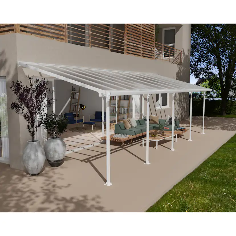 Terrasstak Canopia by Palram Feria Vit 26,9 m²