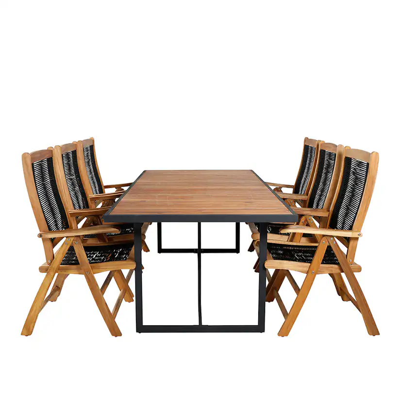 Matgrupp Venture Home King med 6 Peder Matstolar