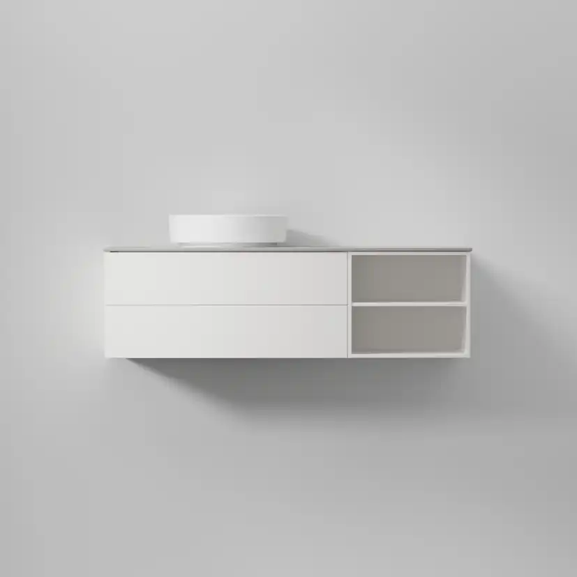 AIR Solid 120 D,White,2 lådor (V), Öppen förvaring (H),1196 2 lådor (V), Öppen förvaring (H)