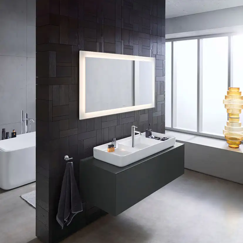 Tvättställ Duravit Bento Starck Box för Placering på Bänkskiva 650 mm