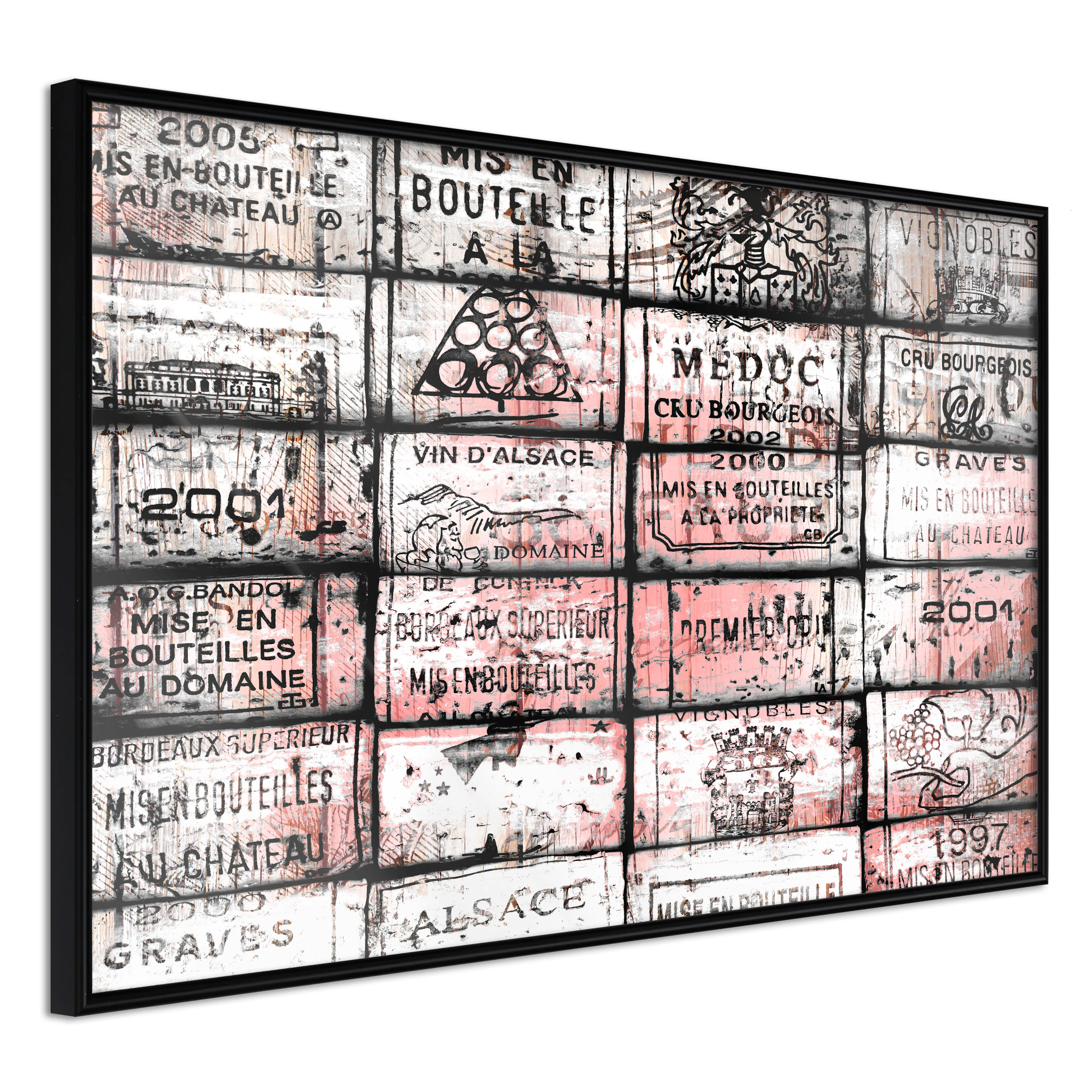 Affisch - Aroma of Wine [Poster] 30x20 Svart ram, 30x20 cm
